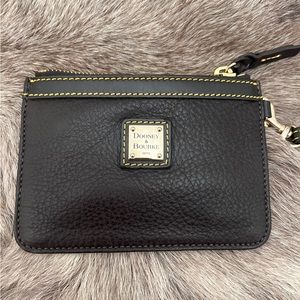 Dooney & Bourke Black Leather Wristlet
